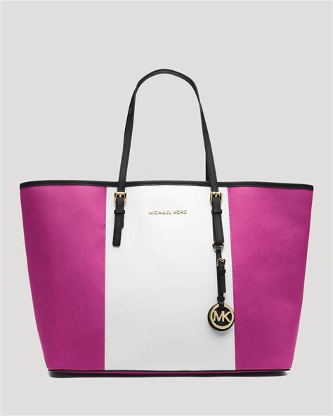 jet set travel bag michael kors striped|Michael Kors jet set totes.